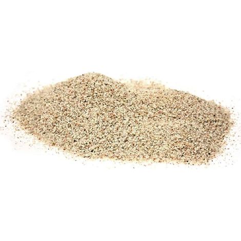 Set 6 pezzi Quarzo Bianco Avorio Fine 0,8-1,2mm kg 2.: Quarzo Bianco Avorio Fine 0,8-1,2mm per acquari