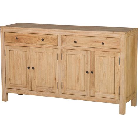 Sideboard aus Mindibraunem Holz 140 x 40 x 82 cm (1/5)