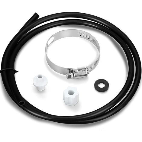 Pack de Connexion d'alimentation de Chlorinateur avec écrou Joint Collier de Serrage Tuyau d'alimentation de Chlorinateur pour Pièces CL200 (1/4)