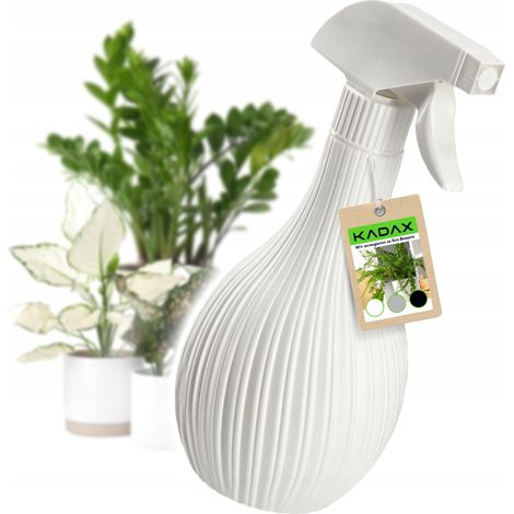 KADAX Sprühflascheaus Kunststoff, Sprüher, für Wasser, 600 ml, Weiß