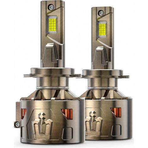 Ampoule LED H1 pour Phare de Voiture REDSEA, 330 W, 3 Tubes en Cuivre, Couleur Bronze (1/5)