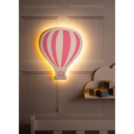 Pink Hot Air Balloon Night Light (1/5)