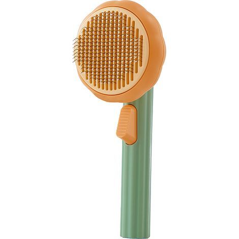 Brosse pour chat (lot de 1), brosse de toilettage autonettoyante pour chien, brosse pour enlever les poils, brosse pour animaux-AquaForge