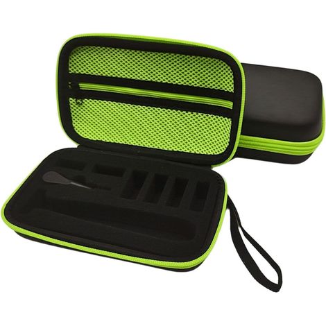 Travel Case for One Blade, Rasierer-Case for OneBlade QP2520Q, P2590, QP2570, Leather, 19 x 11 x 5.5 cm (1/5)