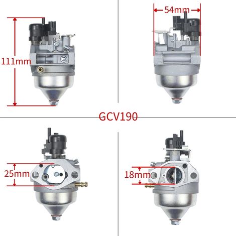 Die Modelle GCV190 und GCV160 sind mit den Rasenmähervergasern 16100-ZOY-M42, HRX217 und HRB217 kompatibel. (1/4)