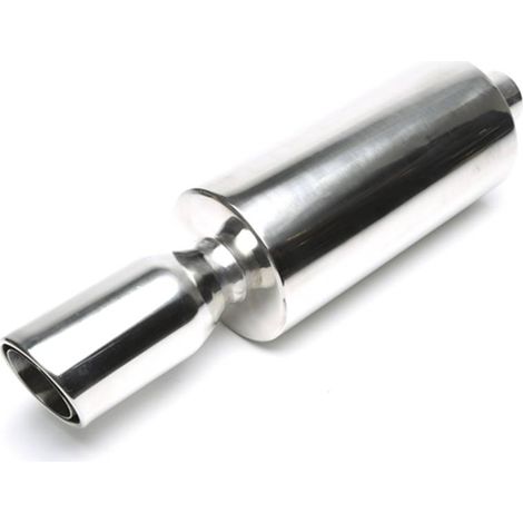 Silencieux arrière sport universel inox TA Technix 100 / 75mm rond /biseaute-27480595