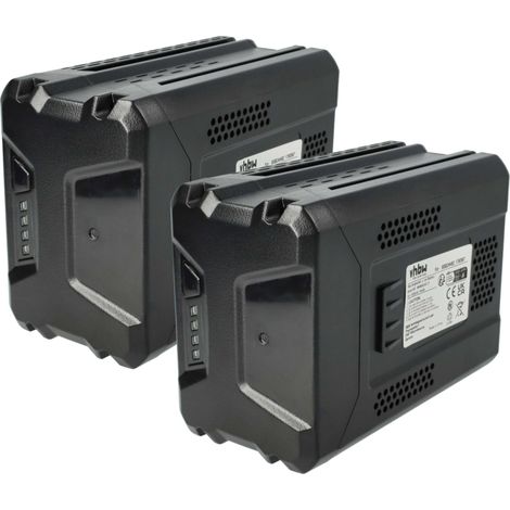 Vhbw – Batterie 2x 2000mAh 80V Li-ion – Compatible Stiga SC 80 AE, SBC 80 D AE, SHT 80 AE, ST 8051 AE – Autonomie prolongée