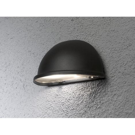 LED Außenwandleuchte Aluminium Schwarz - Moderne Hausbeleuchtung (1/5)