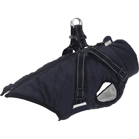 vidaXL Manteau pour chiens avec harnais imperméable réfléchissant L32 (1/5)