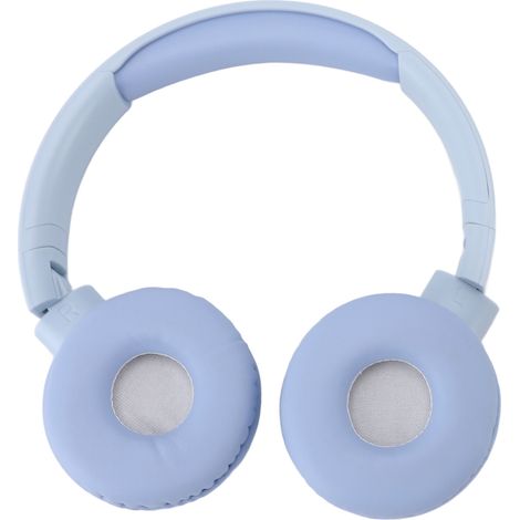 Casque Bluetooth stéréo avec basses profondes et sans perte, rechargeable et pliable, avec port 3,5 mm, idéal pour le gaming et le sport (bleu). (1/5)