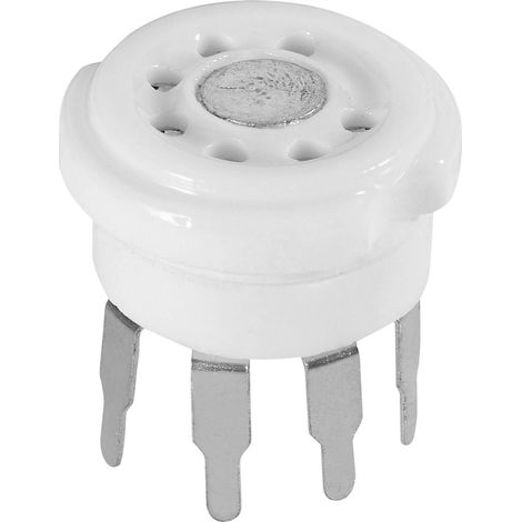 Socle de tube électronique 1 pc(s) 120510 Nombre de pôles: 7 Type de montage: circuit imprimé Matériau:Céramique Q57397 (1/2)