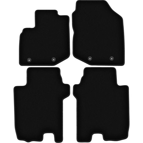 Schwarze Velours-Fußmatten für: Honda Jazz III Schrägheck (2008-2011) (1/5)
