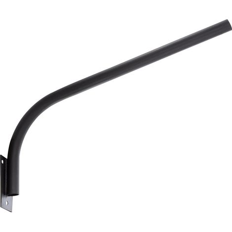 Wandarm Ø48mm für Strassenleuchten Schwarz