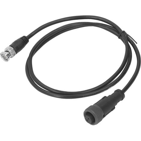 Câble adaptateur électrique PVC 2Cx22AWG avec fiche moulée droite blindée C10 vers connecteur BNC mâle (1/5)
