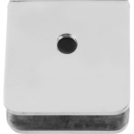 Pince carrée pour verre de douche, compatible avec du verre de 8 à 12 mm. (1/5)