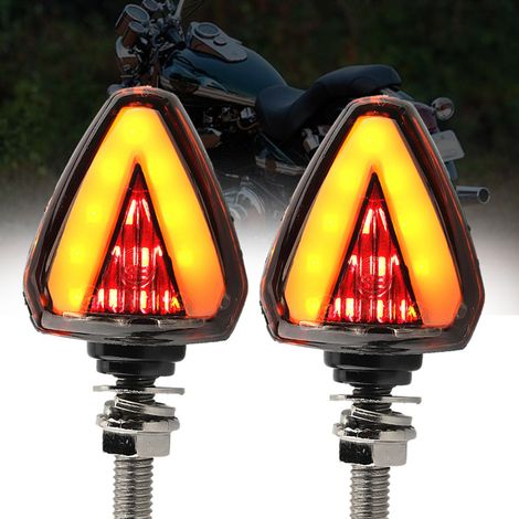 Clignotants LED Moto Universels 2 Pièces Feux De Jour Indicateurs De Direction Flash (1/5)