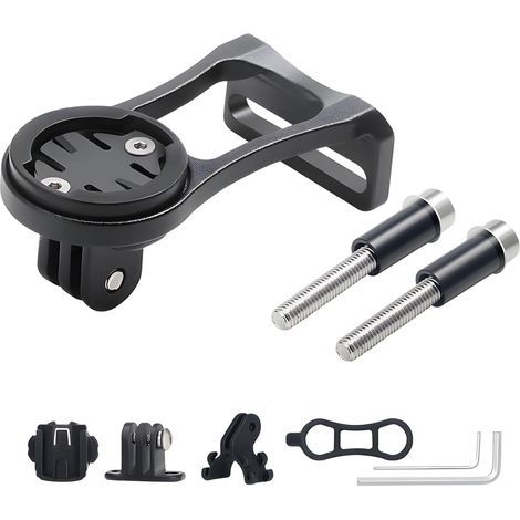 Support de vélo pour Garmin Edge, en alliage d'aluminium pour guidon de vélo, support combiné pour Garmin Edge GoPro (200 500 510 520 800 810 820 1000 1030 Touring) (1/4)