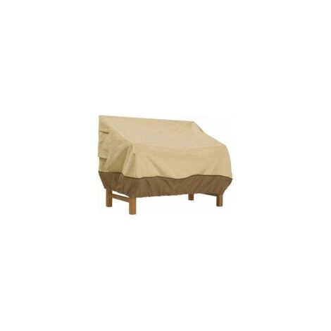 Housse de protection pour banc de jardin – Tissu Oxford 210D imperméable – Dimensions 193 x 83 x 84 cm – Cordon de serrage réglable (1/4)