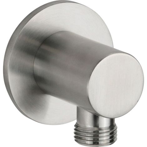 Entrée d'eau ronde en acier inoxydable AISI 304 avec raccords standard 1/2"G Arqea Tuttotondo CP2301  Acier inoxydable (1/2)
