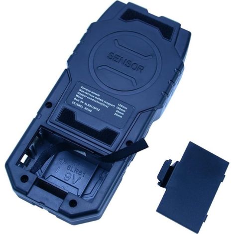 Détecteur de métaux pour adultes et enfants Scanner mural 120mm Détecteur de métaux / tuyau de cuivre AC / Capteur de détecteur de bois / cuivre LCD Rétro-éclairage dédié à la construction de sites de (1/5)