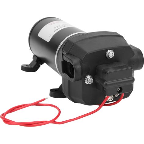 Pompe à eau électrique à membrane 24V 6A silencieuse, débit 17L/min, pression 2,8 bars, faible consommation, pour camping-car, bateau, caravane, jardin. (1/5)