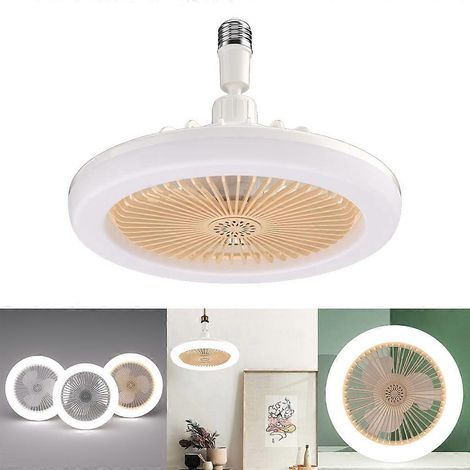 Ventilateur de plafond moderne avec éclairage LED et télécommande 30W (1/4)