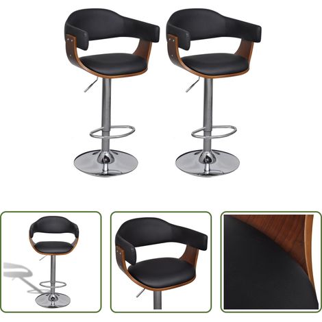 Tabouret ergonomique - Tabourets de bar lot de 2 similicuir (1/5)