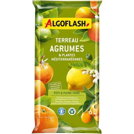 Terreau Agrumes Algo 6l Nutrition Spécialisée Agrumes - Générique