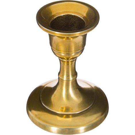 Candeliere placcato oro H7,5 cm - Tondo - Atmosphera créateur d'intérieur