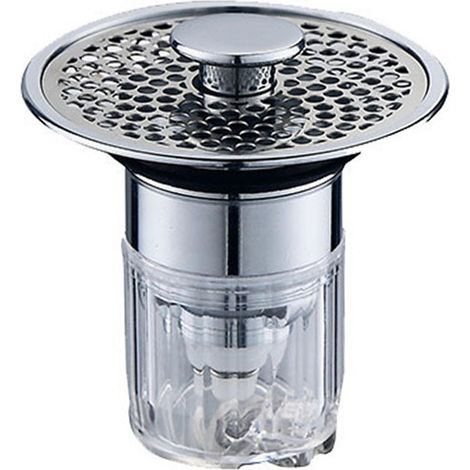 Filtre de vidange escamotable anti-obstruction et anti-odeurs, crépine universelle à pression pour lavabo de salle de bain