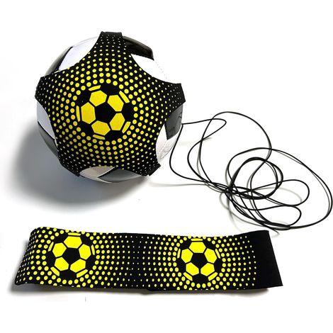 Entraîneur de football pour enfants - Cadeau d'entraînement de football mains libres avec ceinture réglable - Outil d'entraînement de football pour adultes (1/5)