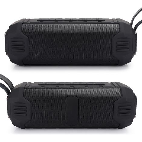 Y280 Wasserdichter Bluetooth-Lautsprecher für den Außenbereich (IPX4), Musikwiedergabe, kabelloser 4.2-Sound, Zwei-Wege-Telefonie, Powerbank (1/5)