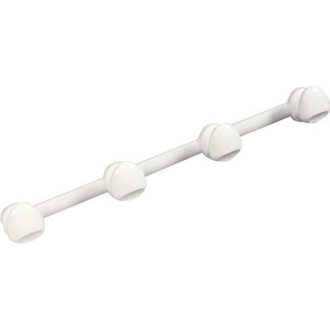Patère sur lice blanc Sillage 2 tête - ASSA ABLOY FRANCE BEZAULT (1/2)