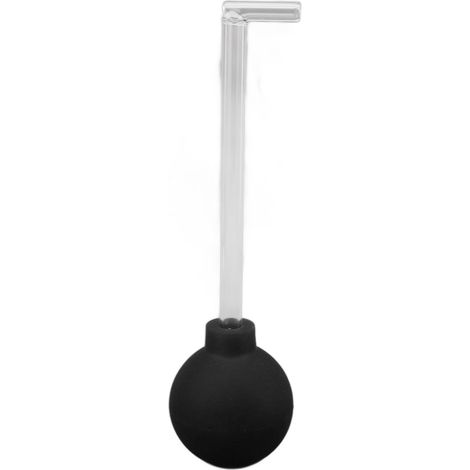 Manuelles Mundreinigungsinstrument zur Entfernung von Mandelsteinen aus schwarzem Glas (1/5)
