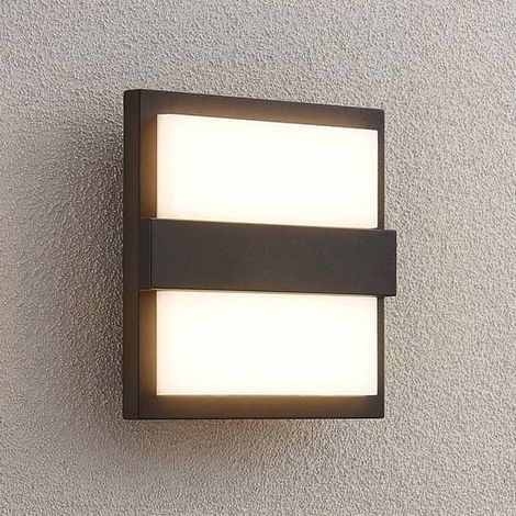 [NEUWERTIG] B-Ware Lucande Gylfi Led Außenwandleuchte Wandleuchte Garten Lampe Leuchte Quadratisch
