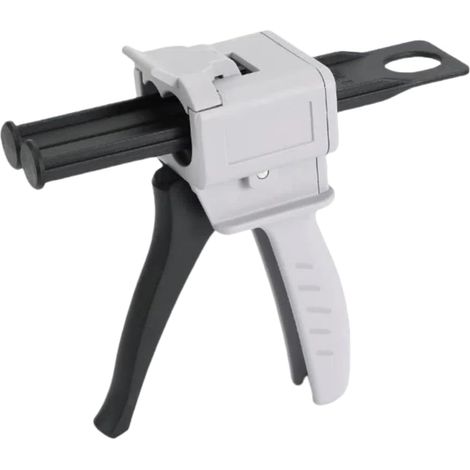 Epoxy Glue Gun Handle Applicator, Mixing Dispenser Gun for Mixing Glue, Dispenser Gun for Components 1:1, Plastic Tube, 50ml, 18 x 15.2 cm (1/5)