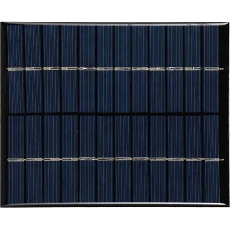 Projet de bricolage d'éclairage et de charge solaire avec panneau solaire en silicium polycristallin 2W 12V (1/4)
