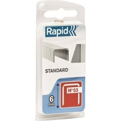 Grapa Grapadora Modelo 53 04Mm Fina Acero Rapid 1.620 Pz