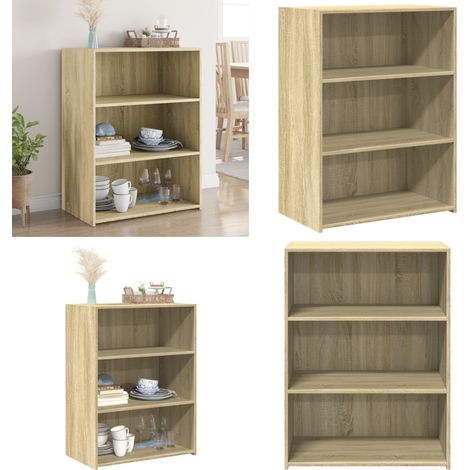 Sideboard Sonoma-Eiche 70x41x93 cm Holzwerkstoff - Sideboard - Wohnzimmertisch - Regal - Holzmöbel - Schreibtisch - Home & Living (1/5)