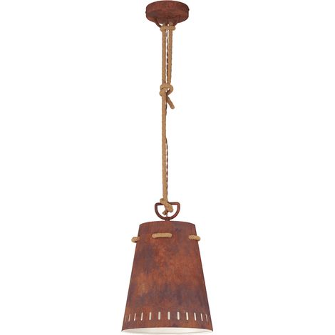 Lampe à suspension Meopham Rouille - 43404 (1/3)