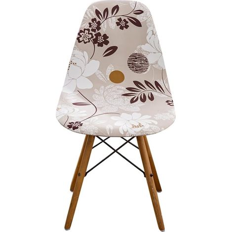 Housses de Chaise Salle à Manger Housse de Chaise scandinave pour Salle à Manger Extensibles 4 Pieces Doré (1/5)
