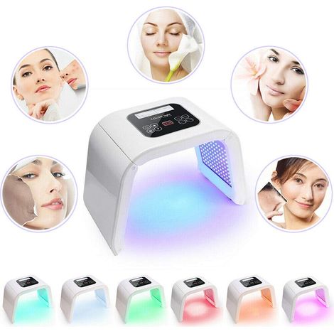 7 Farben Photon LED Licht Therapie Gesichtsmaske Therapie Hautpflege PDT Photon Lichttherapie Gesichtsverjüngung Beauty Collagen Facial PDT Gerät
