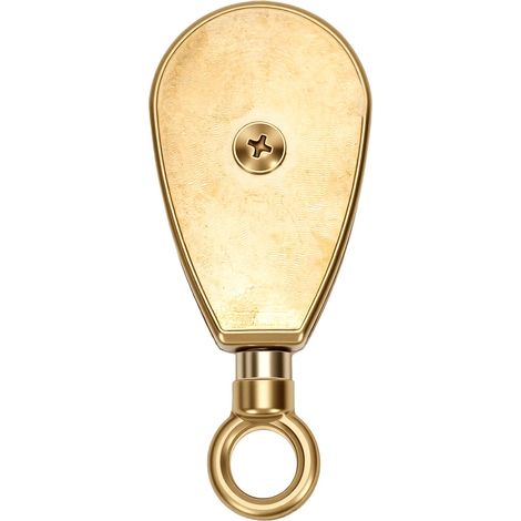 Poulie en laiton grue de levage Flexible crochet pivotant mât de drapeau corde 38mm, pour 6mm (1/5)
