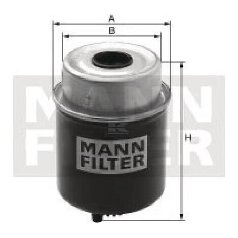 Kraftstofffilter 69 mm 174 mm 87 mm Mann-Filter
