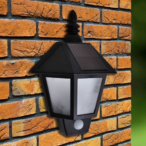 Maison Exclusive - Lampada Solare da Parete con Sensore di Movimento 2 pz (1/5)