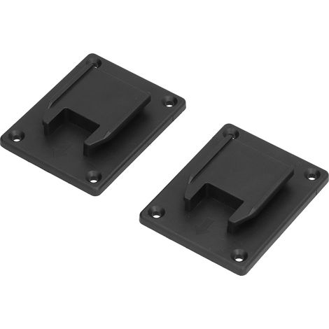 Lot de 2 supports de fixation pour batterie Milwaukee M18 18V, avec boucle de fixation et trous de montage (1/5)