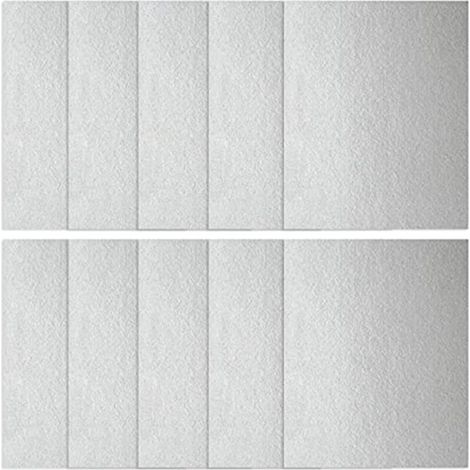 Feuille de mica Universelle pour Couvercle de Four à Micro-Ondes Taille du Papier, 150 120mm, Lot de 10 (1/4)