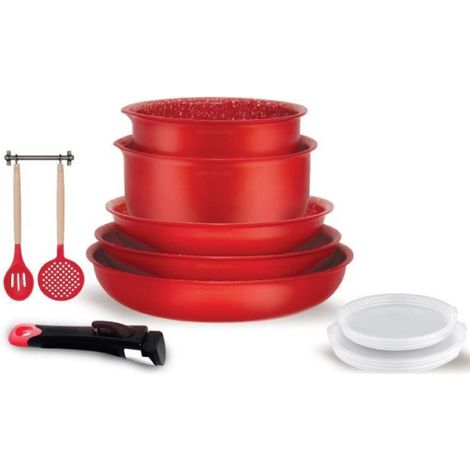 Batterie de cuisine - ARTHUR MARTIN - AMR41 - Batterie de cuisine 10 pieces - Tous feux dont induction (1/5)