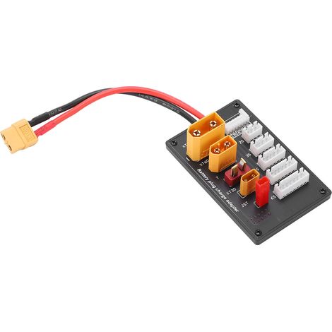 Carte de charge parallèle XT60 pour batteries LiPo, chargeur de batterie LiPo 2S-6S, adaptateur de charge parallèle équilibré (1/5)