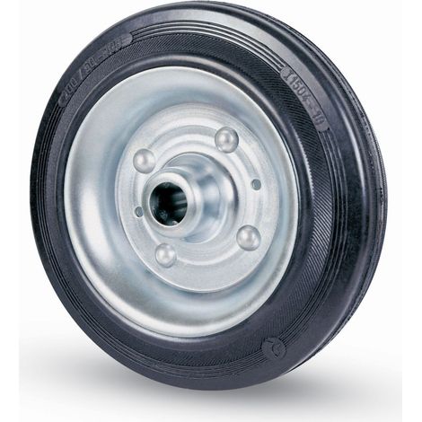 RUOTA INDUSTRIALE D  80 MM GOMMA 112 C/CUSCINET- AVO- 1,0 pz